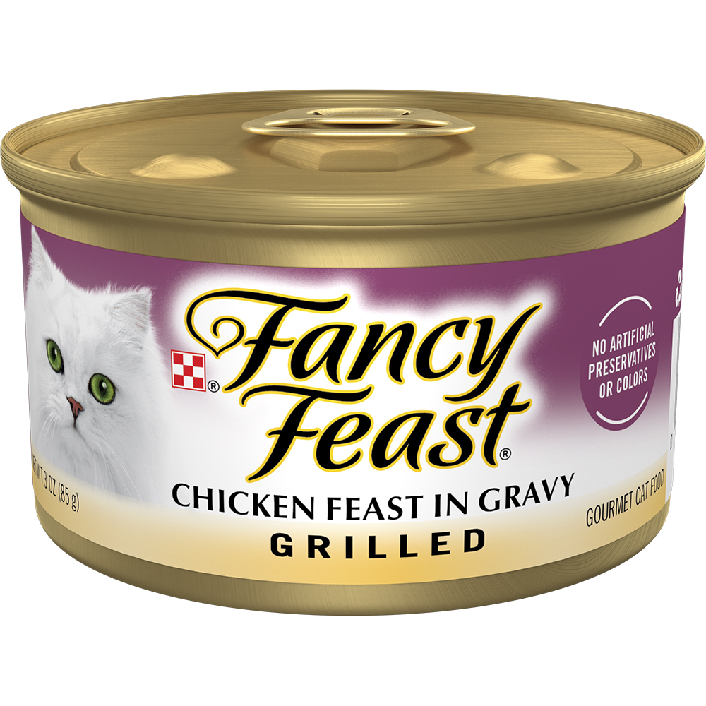 Fancy Feast Grilled Chicken Feast in Gravy Wet Cat Food, 85g
