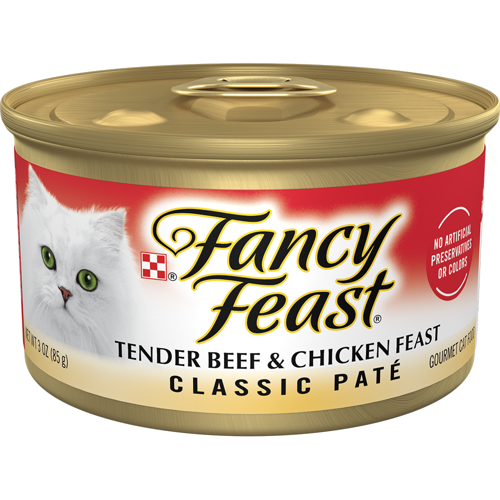 Fancy Feast Grilled Chicken & Beef Feast in Gravy Wet Cat Food, 85g