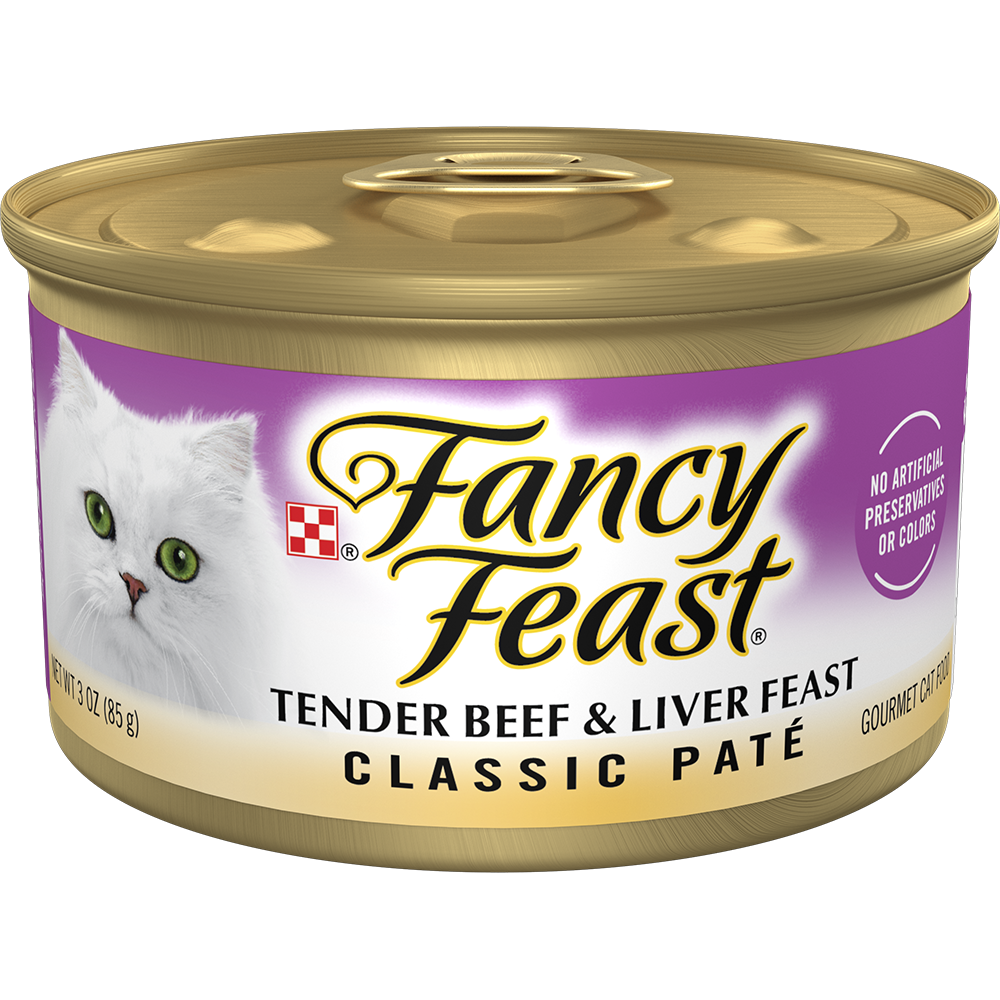 Classic Paté Tender Beef & Liver Feast Wet Cat Food