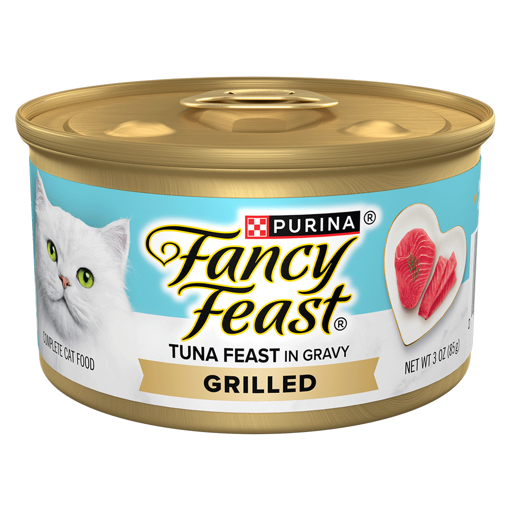 Fancy Feast Grilled Tuna Feast in Gravy Wet Cat Food, 85g