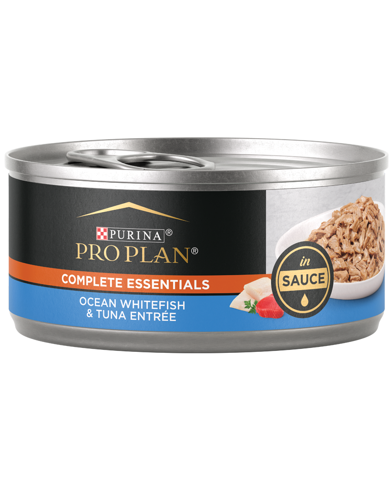 Pro Plan Complete Essentials Ocean Whitefish & Tuna Entrée In Sauce Wet Cat Food